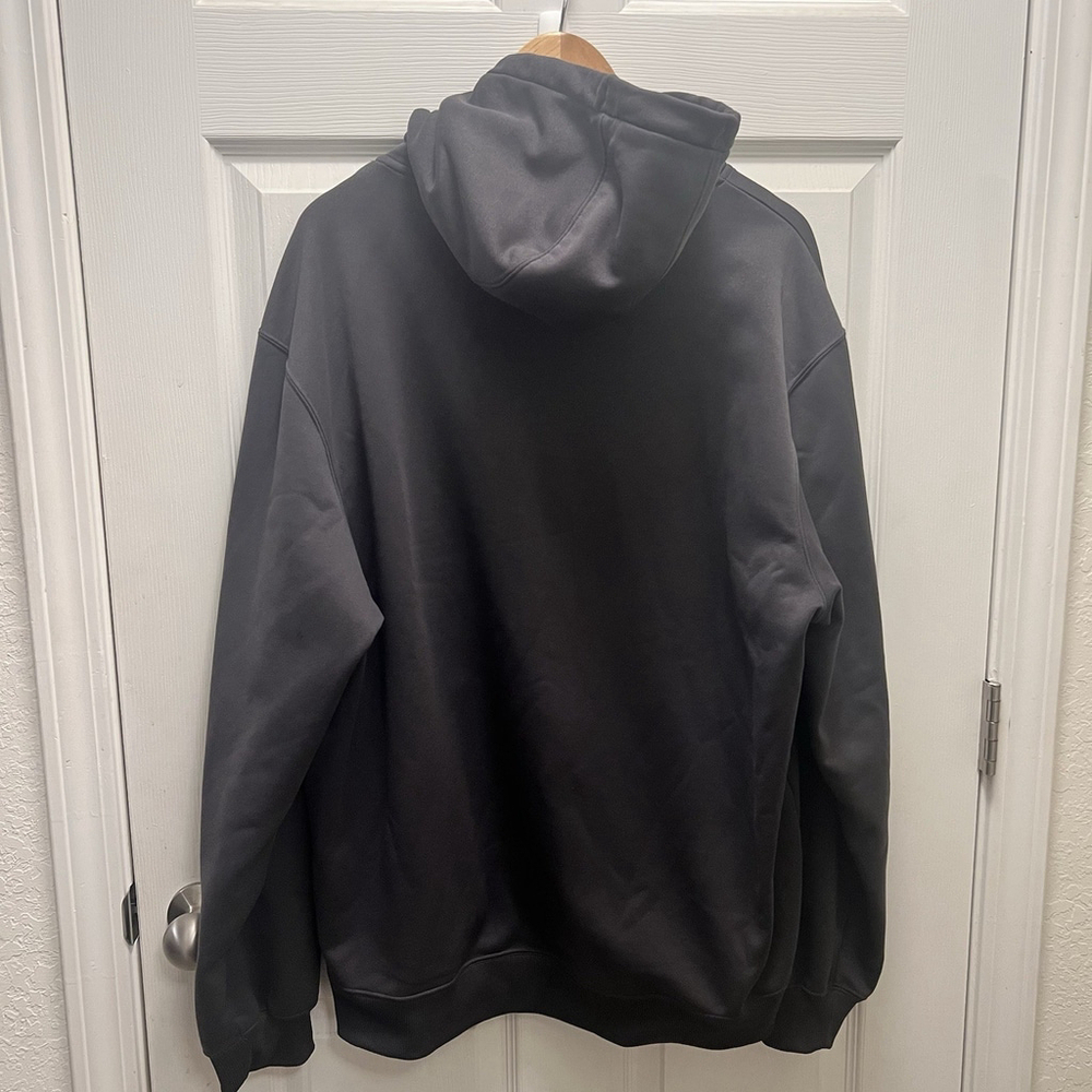 Under Armour Navy Sea Warriors Hoodie Men’s LG Black Gold USN Military Pullover - Picture 6 of 10